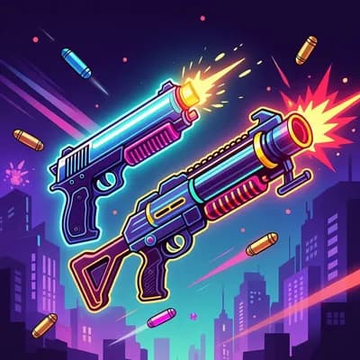 Neon Bot Blitz